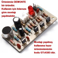 GT-AS01 Alkış Anahtar Devresi – Alkış Sensörü – El Çırpmalı Anahtar Devresi (Demonte/Montesiz)